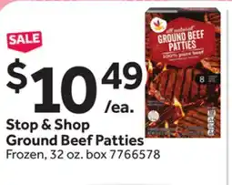 Stop&Shop Stop & Shop Ground Beef Patties offer