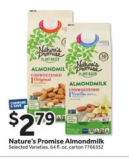 Stop&Shop Nature's Promise Almondmilk offer