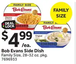 Stop&Shop Bob Evans Side Dish offer