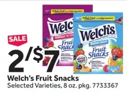 Stop&Shop Welch's Fruit Snacks offer