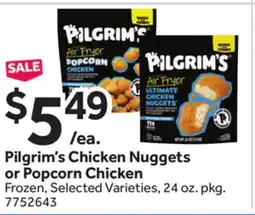Stop&Shop Pilgrim's Chicken Nuggets or Popcorn Chicken offer