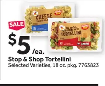 Stop&Shop Stop & Shop Tortellini offer