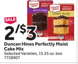 Stop&Shop Duncan Hines Perfectly Moist Cake Mix offer