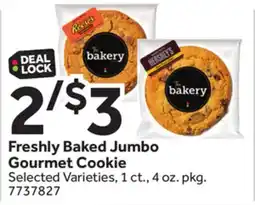Stop&Shop Freshly Baked Jumbo Gourmet Cookie offer