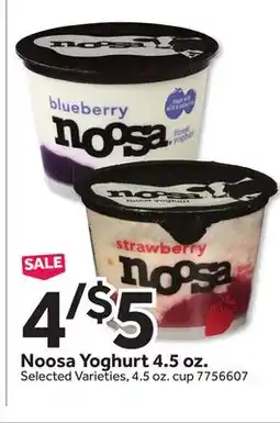 Stop&Shop Noosa Yoghurt 4.5 oz offer