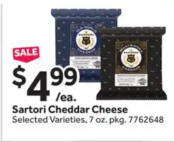 Stop&Shop Sartori Cheddar Cheese offer