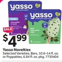 Stop&Shop Yasso Novelties offer