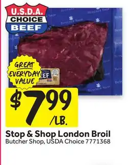Stop&Shop Stop & Shop London Broil offer