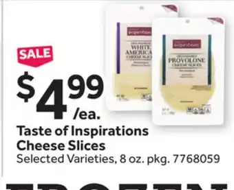 Stop&Shop Taste of Inspirations Cheese Slices offer