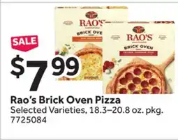 Stop&Shop Rao's Brick Oven Pizza offer