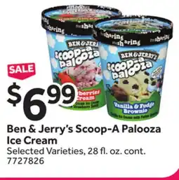 Stop&Shop Ben & Jerry's Scoop-A Palooza Ice Cream offer