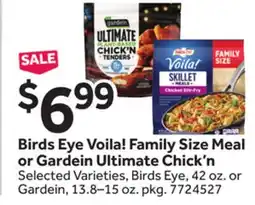 Stop&Shop Birds Eye Voila! Family Size Meal or Gardein Ultimate Chick'n offer