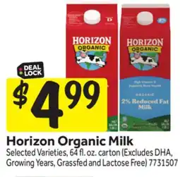 Stop&Shop Horizon Organic Milk offer