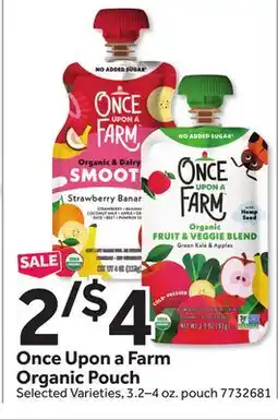 Stop&Shop Once Upon a Farm Organic Pouch offer