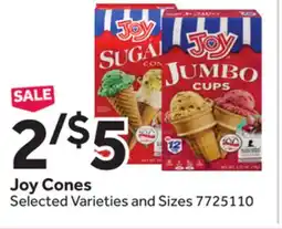 Stop&Shop Joy Cones offer
