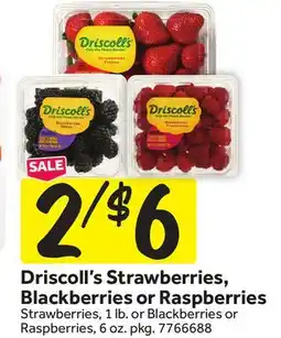 Stop&Shop Driscoll's Strawberries, Blackberries or Raspberries offer