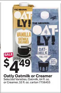 Stop&Shop Oatly Oatmilk or Creamer offer
