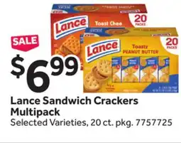 Stop&Shop Lance Sandwich Crackers Multipack offer