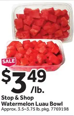 Stop&Shop Stop & Shop Watermelon Luau Bowl offer