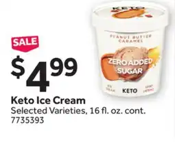 Stop&Shop Keto Ice Cream offer