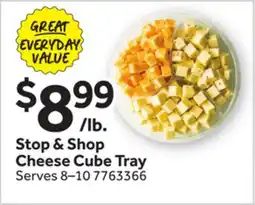 Stop&Shop Stop & Shop Cheese Cube Tray offer