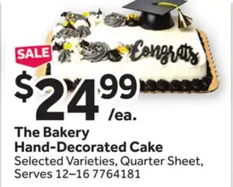 Stop&Shop The Bakery Hand-Decorated Cake offer
