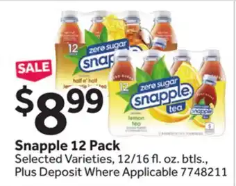 Stop&Shop Snapple offer