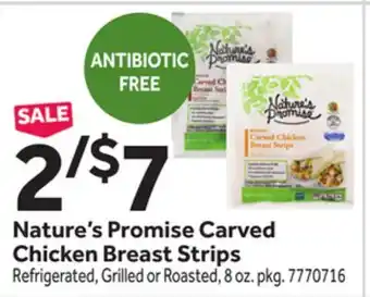 Stop&Shop Nature's Promise Carved Chicken Breast Strips offer