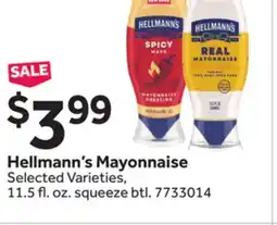 Stop&Shop Hellmann's Mayonnaise offer