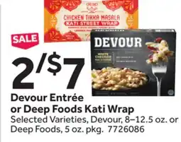Stop&Shop Devour Entrée or Deep Foods Kati Wrap offer