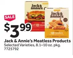 Stop&Shop Jack & Annie's Meatless Products offer