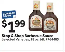 Stop&Shop Stop & Shop Barbecue Sauce offer