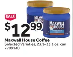 Stop&Shop Maxwell House Coffee offer