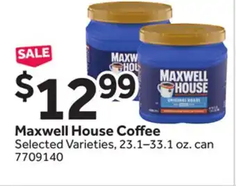Stop&Shop Maxwell House Coffee offer