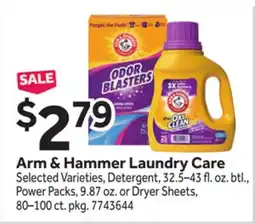 Stop&Shop Arm & Hammer Laundry Care offer