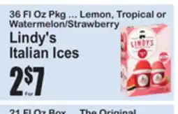 SuperFresh Lindy's Italian Ices offer
