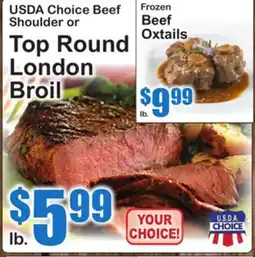SuperFresh USDA Choice Beef Shoulder or Top Round London Broil offer