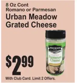 SuperFresh Urban Meadow Grated Cheese offer