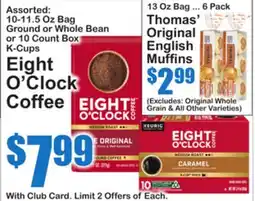 SuperFresh Assorted Eight O'Clock Coffee offer