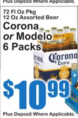 SuperFresh Corona or Modelo 6 Packs offer