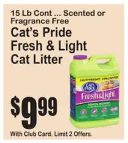 SuperFresh Cat's Pride Fresh & Light Cat Litter offer