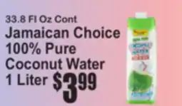 SuperFresh Jamaican Choice 100% Pure Coconut Water offer