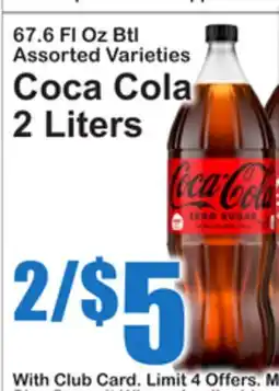 SuperFresh Coca-Cola 2 Liters offer
