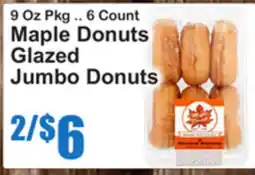 SuperFresh Maple Donuts Glazed Jumbo Donuts offer