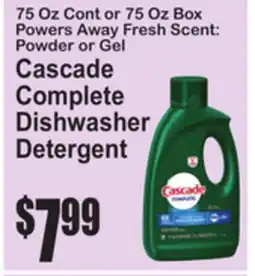 SuperFresh Cascade Complete Dishwasher Detergent offer