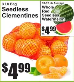 SuperFresh Seedless Clementines offer
