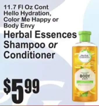 SuperFresh Herbal Essences Shampoo or Conditioner offer