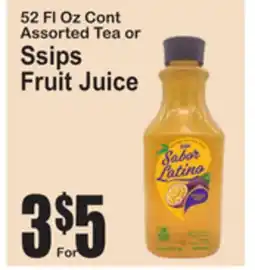 SuperFresh 52 Fl Oz Cont Assorted Tea or Ssips Fruit Juice offer
