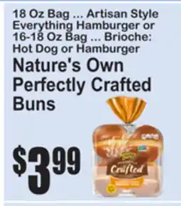 SuperFresh Nature's Own Perfectly Crafted Buns offer