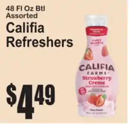 SuperFresh 48 Fl Oz Btl Assorted Califia Refreshers offer
